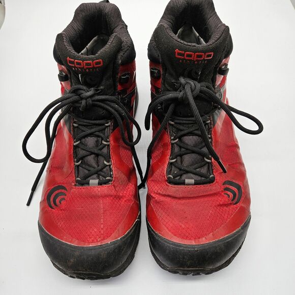 Topo Trailventure WP Hiking Boots Men’s 11 Red/Rust/Black Vibram Waterproof main image 9